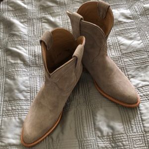Tecovas Lucy Gray Suede Boots 6.5 NEW